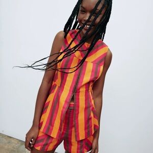 Tanya Taylor kids long stripe tank top